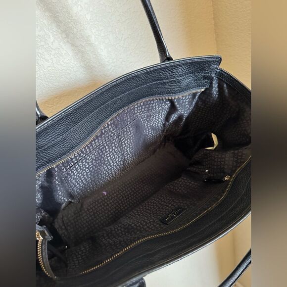 KATE SPADE Chester Street Allyn Pebbled Leather Bag Tote in Large Black - Picture 9 of 10